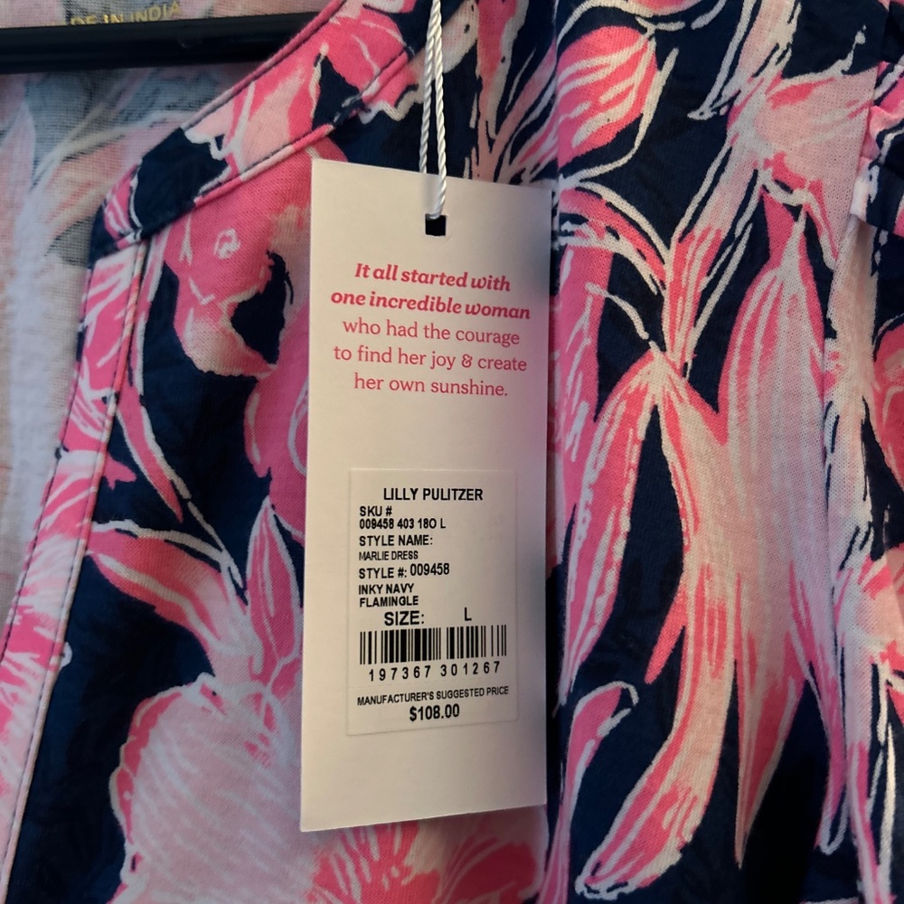 Lilly Pulitzer size L Marlie dress - Picture 5 of 6